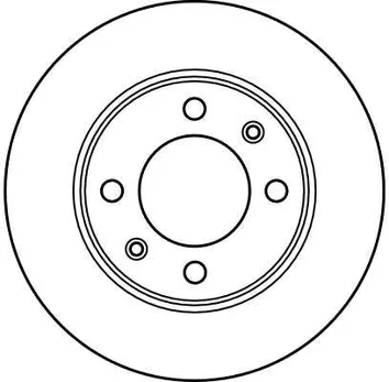 TRW DF2581 <span>тормозной диск полный</span>