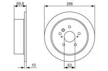 Тормозной диск Bosch  0 986 479 614