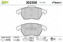 Передние тормозные колодки Valeo First  302300