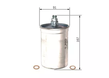 Bosch 0 986 AF8 093 <span>топливный фильтр</span>