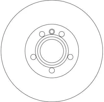 TRW DF4323 <span>тормозной диск вентилируемый</span>