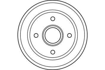 TRW DB4304 <span>задний тормозной барабан</span>