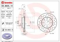 Тормозной диск Brembo Xtra Line  09.8635.1X