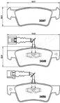 Задние тормозные колодки Japanparts PP-0924AF для Porsche Cayenne 9PA