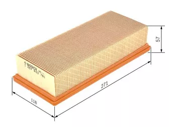 Bosch 1457433781 <span>воздушный фильтр </span>