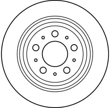 TRW DF4066 <span>тормозной диск полный</span>