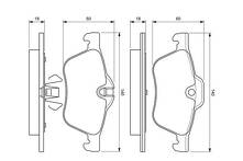 Передние тормозные колодки Bosch 0 986 424 652 для Mini Cabrio R52