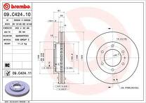 Тормозной диск Brembo Prime Line 09.C424.11 для Ford Ranger 3 пок. / рестайлинг