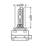 Osram Xenarc Original D3S 4300k  66340-1SCB