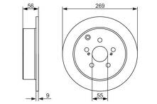 Тормозной диск Bosch  0 986 479 658