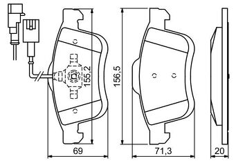 Bosch 0 986 494 453 <span>тормозные колодки передние</span>