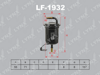 Топливный фильтр Lynx LF-1932 LF-1932