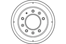 Задний тормозной барабан TRW DB4078