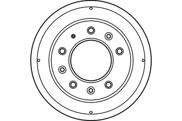 TRW DB4078 <span>задний тормозной барабан</span>