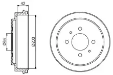 Задние тормозные барабаны Bosch 0 986 477 246
