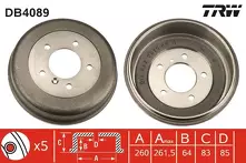 Задний тормозной барабан TRW  DB4089