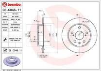 Тормозной диск Brembo Prime Line  08.C046.11