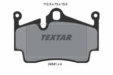 Задние тормозные колодки Textar Q+ 2454101 для Porsche Cayman 981