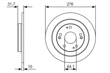 Bosch 0 986 479 A92 <span>тормозной диск полный</span>