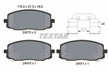 Передние тормозные колодки Textar Q+  2427501