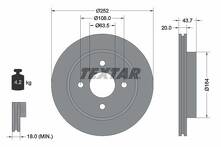 Тормозной диск Textar 92063603 для Ford Mondeo 2 пок. / хэтчбек