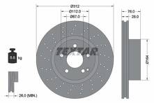 Тормозной диск Textar 92099305 для Mercedes-Benz S-Class W220 / рестайлинг