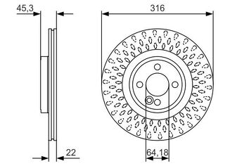 Bosch 0 986 479 A07 <span>тормозной диск вентилируемый</span>