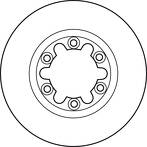 Тормозной диск TRW DF4898 для Ford Ranger 2 пок. / рестайлинг