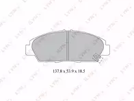 Передние тормозные колодки Lynx  BD-3421