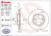 Тормозной диск Brembo Prime Line  09.A807.10