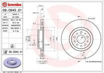 Тормозной диск Brembo Prime Line 09.C645.21 для Fiat Tipo 2 пок. / хэтчбек