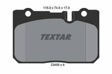 Передние тормозные колодки Textar 2349901 2349901