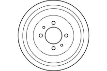 Задний тормозной барабан TRW DB4218