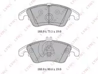 Передние тормозные колодки Lynx  BD-5350