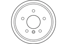 Задний тормозной барабан TRW DB4235