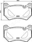 Передние тормозные колодки Japanparts  PA-0962AF