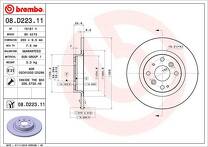 Тормозной диск Brembo Prime Line 08.D223.11 для Mazda 2 DL, DJ / рестайлинг