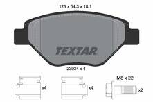 Передние тормозные колодки Textar Q+ 2393401 2393401
