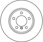 Тормозной диск TRW  DF6119S