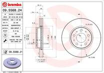 Тормозной диск Brembo Prime Line  09.5568.21