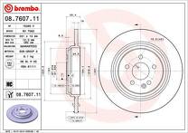 Тормозной диск Brembo Prime Line 08.7607.11 для Mercedes-Benz M-Class W163