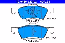 Передние тормозные колодки ATE  13.0460-7234.2