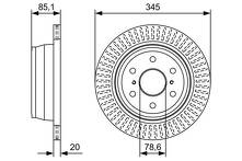 Тормозной диск Bosch  0 986 479 W32