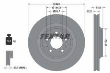 Тормозной диск Textar 92261100 для Cadillac CTS 1 пок. / седан