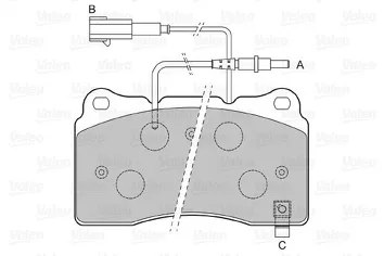 Valeo 598919 <span>тормозные колодки передние/задние</span>
