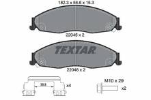 Передние тормозные колодки Textar Q+ 2204501 для Cadillac CTS 1 пок. / седан