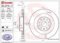 Тормозной диск Brembo Prime Line  09.D773.11