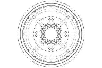 TRW DB4546MR <span>задний тормозной барабан</span>