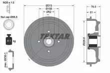 Задний тормозной барабан Textar 94037900
