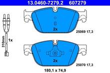 Передние тормозные колодки ATE 13.0460-7279.2 для Citroen C6 1 пок.